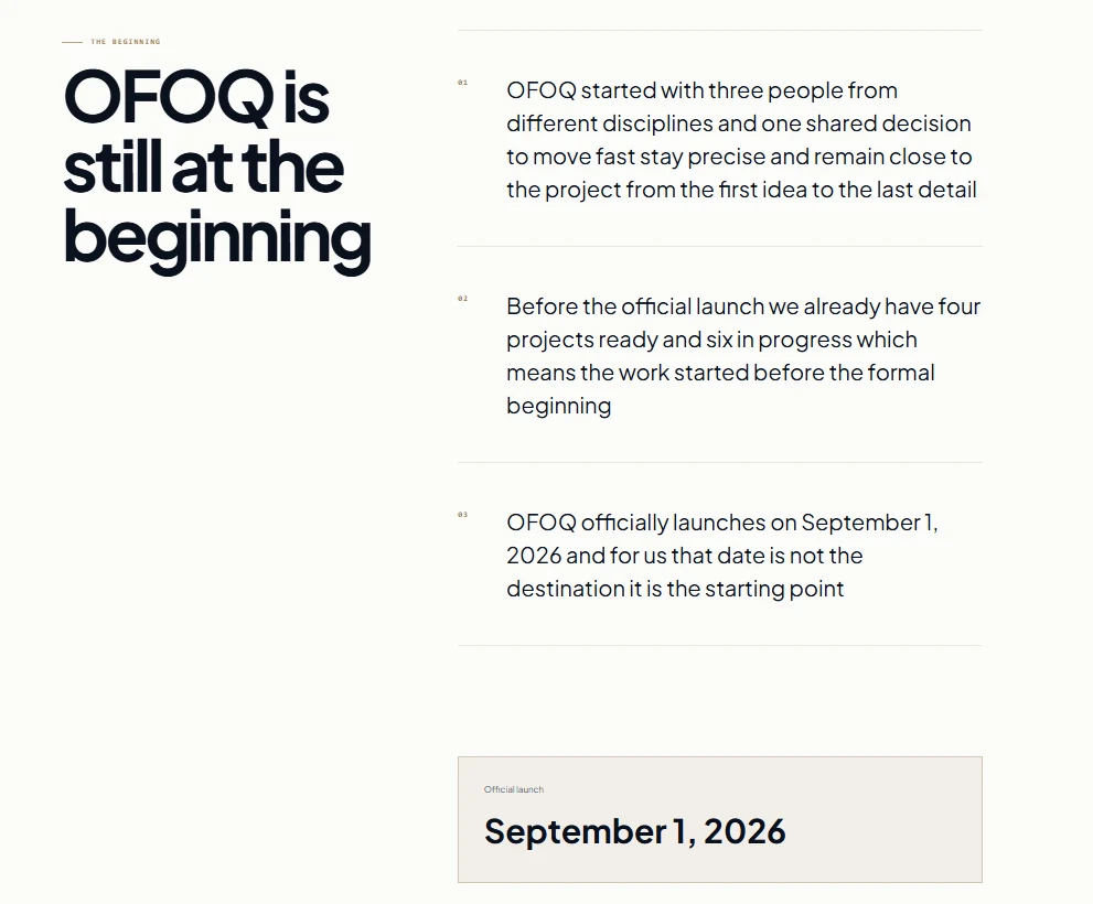OFOQ / أفق / OFOQ supporting interface 1